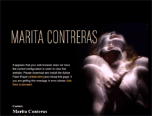 Tablet Screenshot of maritacontreras.com